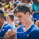 Peter Hermann alearga la competitia de atletism de Anul Nou din Viena