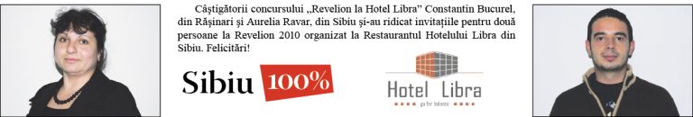 Revelion 2010 oferit de Sibiu 100% şi Hotel Libra