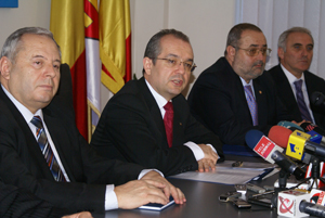 Boc a „adus” centura Sibiului
