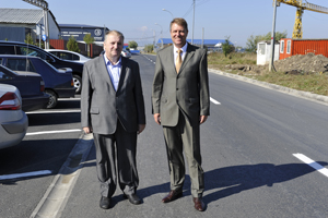 Lucrările pe strada Turda au fost finalizate