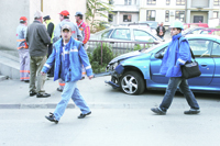 Pericol de explozie  pe strada Magheru