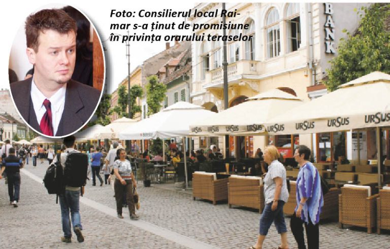 Gata cu gălăgia de la terase!