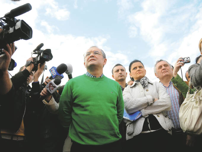 Boc a inaugurat şantierul autostrăzii Sibiu – Orăştie