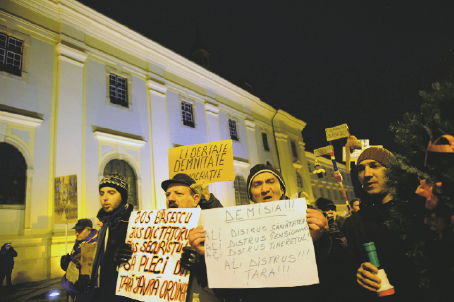 Sibienii, obişnuiţi cu protestele