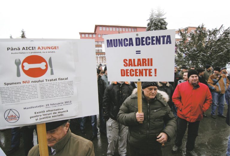 Sindicatele contra Tratatului Fiscal UE