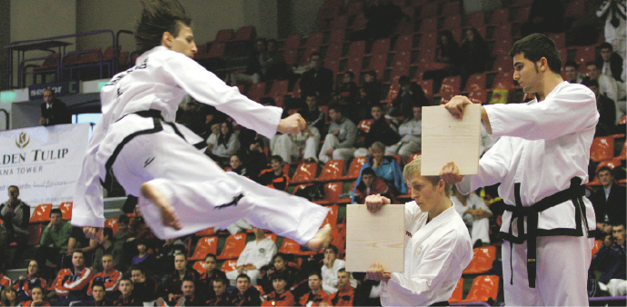 Sibienii vor eventul  la Taekwon-do