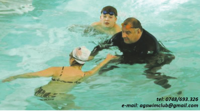 Copiii Madonnei au învăţat să înoate cu sibianul Adrian Gînju