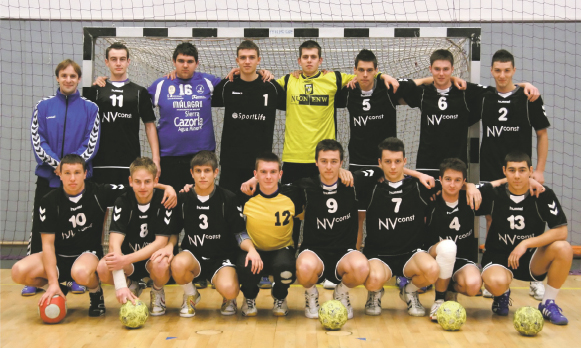 Locul IV pentru juniorii de la CSS Sibiu  la Campionatul Naţional de handbal