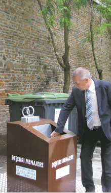 Un nou punct subteran de colectare selectivă a fost inaugurat la Mediaş