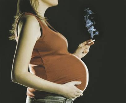 Nicotina, cel mai frecvent drog utilizat de gravide