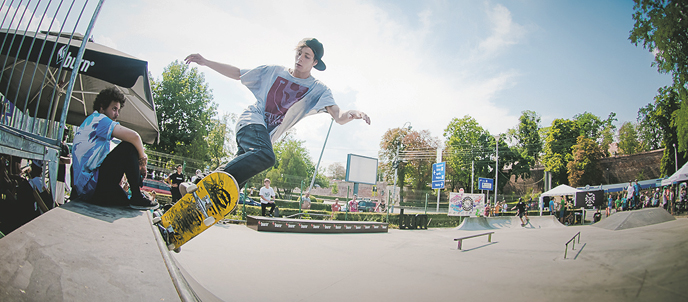 Skatepark-ul din Sibiu  a fost complet renovat