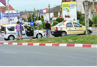Razii printre  taximetriştii sibieni