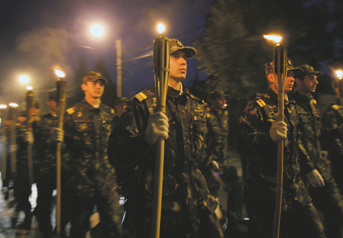 Militarii sibieni au spus Jur! de Ziua Armatei