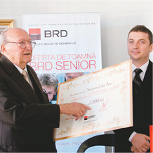 Seniorii, sărbătoriţii  toamnei la BRD