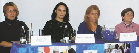 Andreea Marin a venit la Sibiu să lupte  împotriva violenţei domestice
