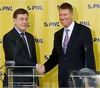 Primarul Sibiului, Klaus Iohannis, s-a alăturat  PNL