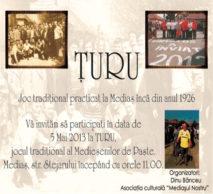 Tradiția jocului Țuru continuă și în 2013 la Mediaș
