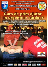 Poţi învăţa să acorzi primul ajutor în urgenţele outdoor
