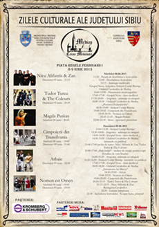 Festivalul „Mediaş-Cetate Medievală” şi “ Zilele revistelor de cultură din Transilvania şi Banat”, în acest wekend la Mediaş