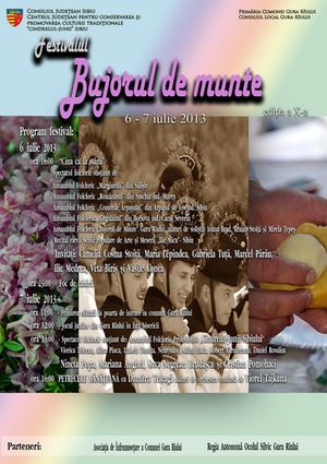 Festivalul Bujorului de munte aniversează un deceniu