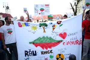 Proteste pentru Roșia Montană