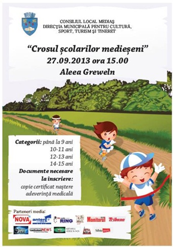 Vineri: Crosul şcolarilor medieşeni