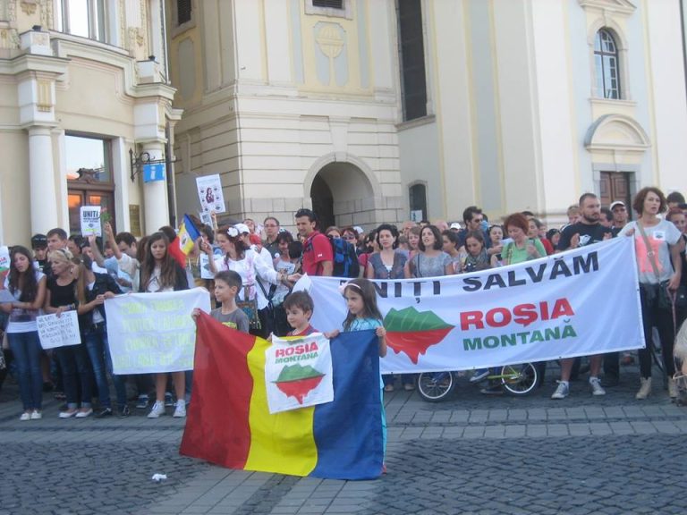 Protestele pentru Roșia Montană continuă
