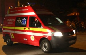 Trafic blocat pe DN14A, două camioane s-au ciocnit frontal