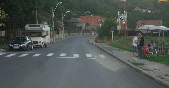 Locuri de parcare pe strada Stadionului din Mediaş