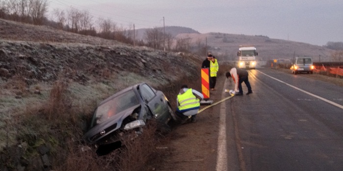 Un şofer turc a provocat un grav accident rutier pe DN 14