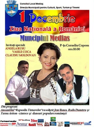 6.000 de sarmale şi un bogat program artistic de Ziua Naţională a României, la Mediaş