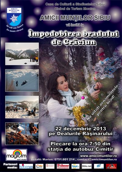 Crăciun în natură, marca „Amicii Munților”