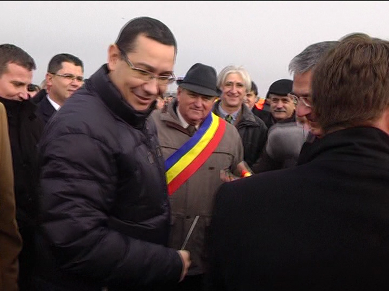 Victor Ponta a inaugurat autostrada Sibiu-Orăștie