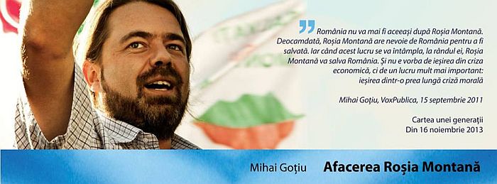 „Afacerea Roșia Montană” ajunge duminică la Sibiu