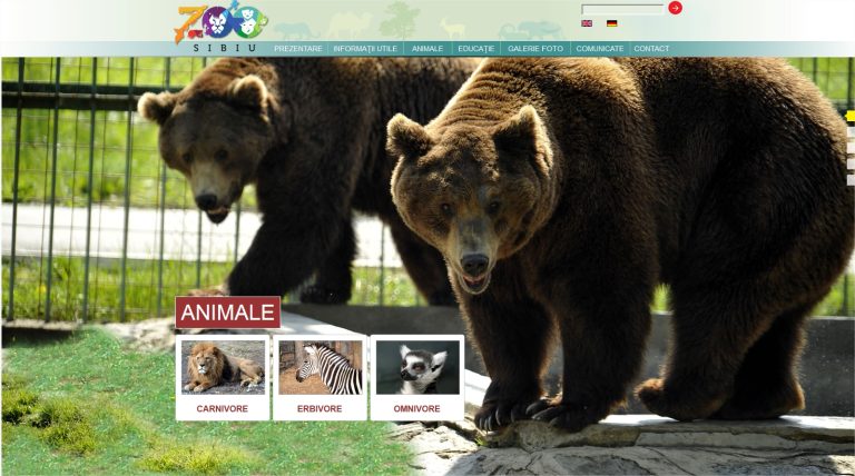 Grădina Zoologică are site nou