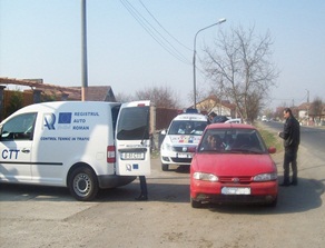 Sâmbătă: Registrul Auto Român şi Poliţia Rutieră, ample acţiuni în întreg judeţul Sibiu