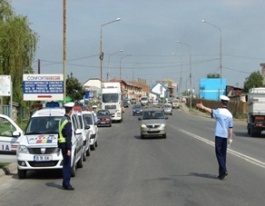 16 sancţiuni aplicate în weekend de către poliţiştii rutieri medieşeni