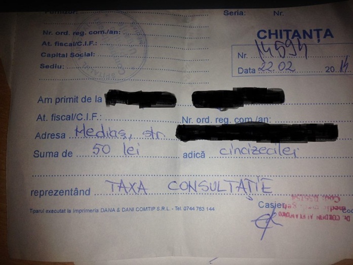 Taxa de consultație la cerere de la CPU Mediaș a fost anulată