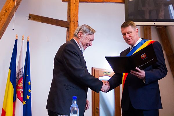 Paul Niedermaier a fost desemnat Cetățean de Onoare al Sibiului