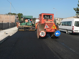 Ultimele pregătiri pentru asfaltare, la Mediaș