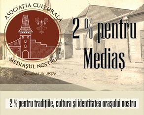 Medieşenii sunt invitaţi să sprijine campania 2% pentru Asociația Culturală “Mediașul Nostru“