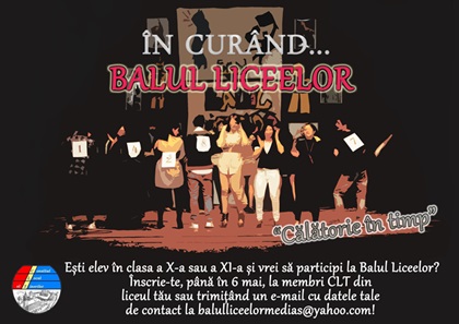 Au început înscrierile pentru Balul Liceelor, la Mediaș