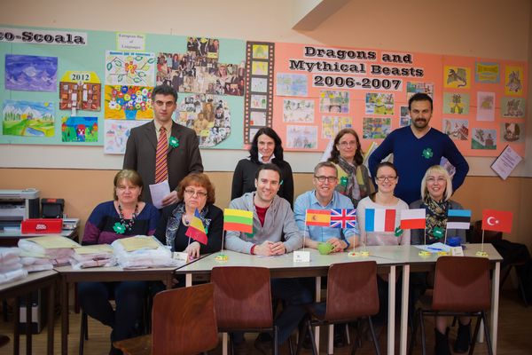 Şcoala Gimnazială nr.25 din Sibiu a avut „musafiri” din 7 țări membre UE