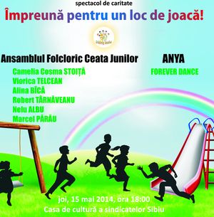 Ceata Junilor și Anya, cap de afiș în spectacolul ”Împreună pentru un loc de joacă”
