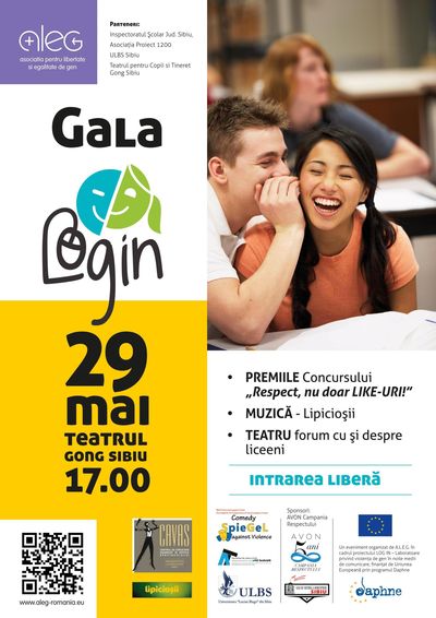 GALA LOG IN – un spectacol despre tineri și rețelele de socializare
