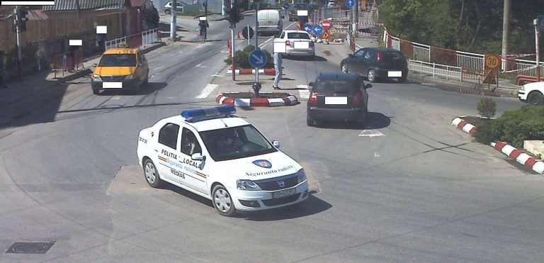 Polițiștii locali medieșeni au aplicat primele amenzi rutiere și puncte de penalizare