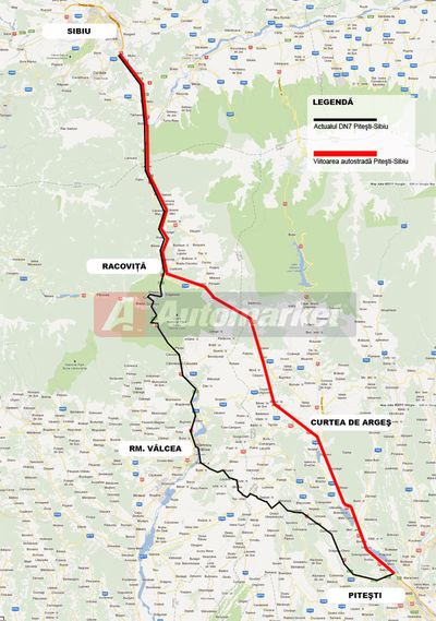 Şova: Autostrada Sibiu-Piteşti, terminată integral până în 2019