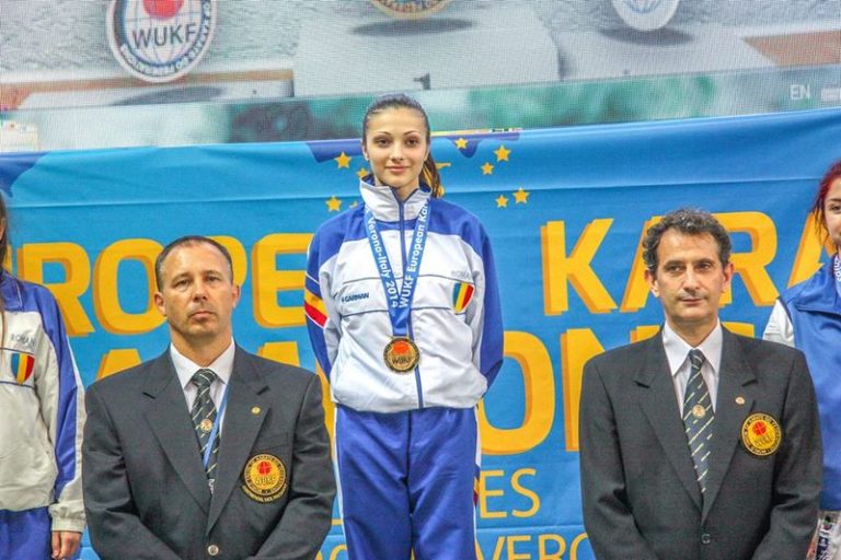 Cristina Pădurean, karatista triplă campioană europeană