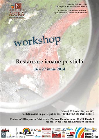 Workshop de restaurare icoane pe sticlă la Muzeul ASTRA