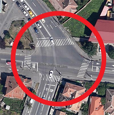 Sens giratoriu la intersecția Bâlea cu Ștefan cel Mare